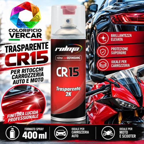 Trasparente cr15 lucido - trasparente,